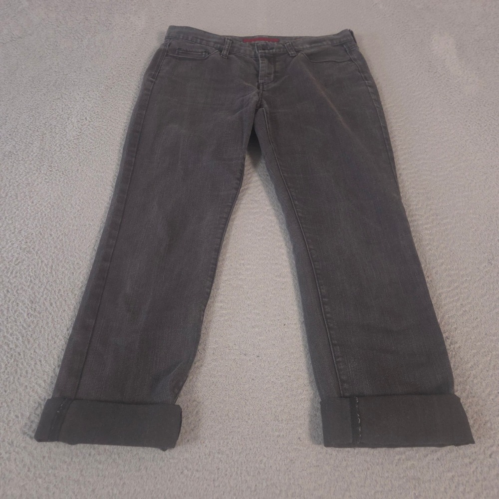 Banana Republic Pants Womens 12 31 Gray Skinny Leg Stretch Cotton Denim Casual